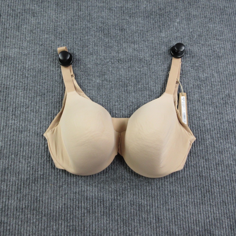 Skims Bra Womens 38DDD Beige T-Shirt Full Coverage Molded Underwired NWT